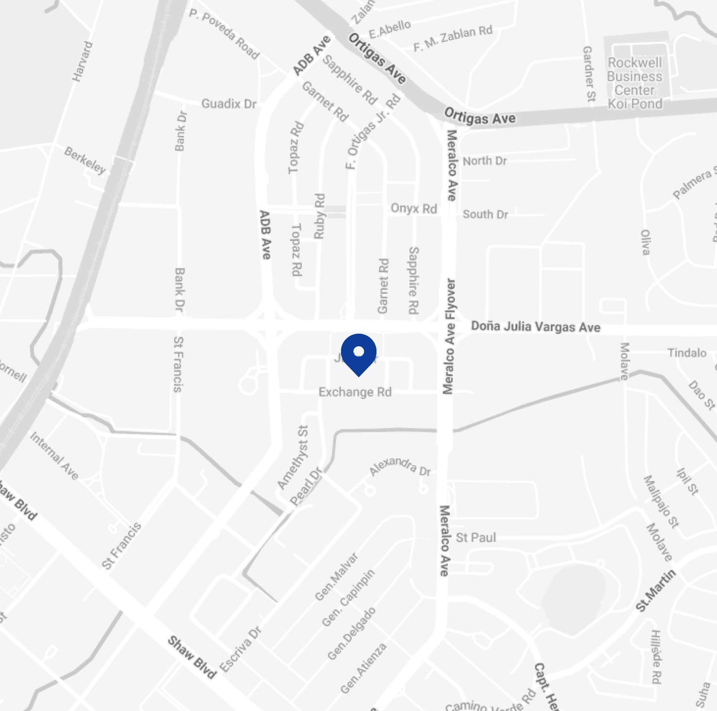 The Grand Midori Ortigas Map