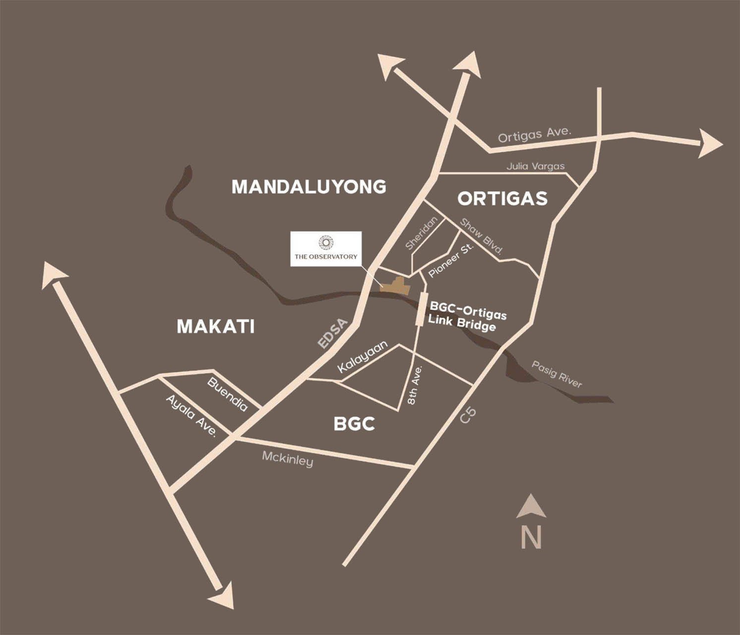 Observatory Map